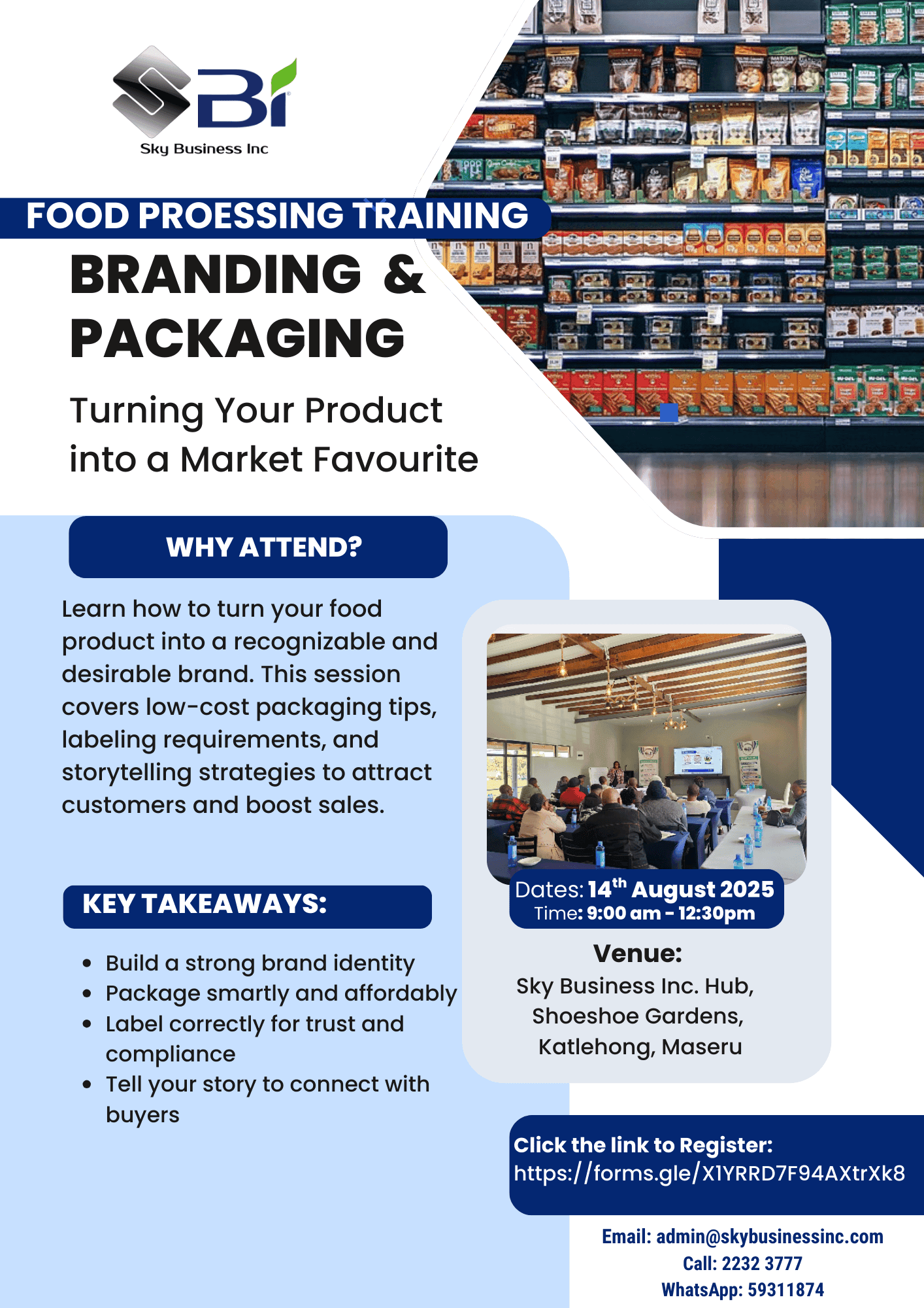 Branding & Packaging (Food Processing)